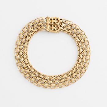 Bracelet, x-link, 18K gold.