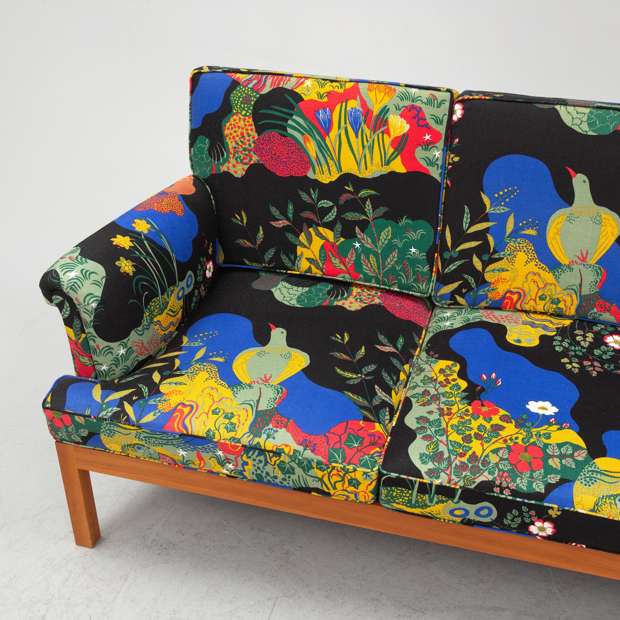Josef Frank, a model 1100 sofa, Firma Svenskt Tenn, Sweden.