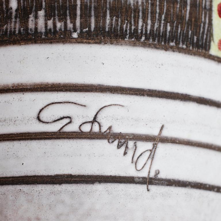 GOLVVAS, keramik, otydligt signerad, Syco Keramik, 1900-talets mitt.