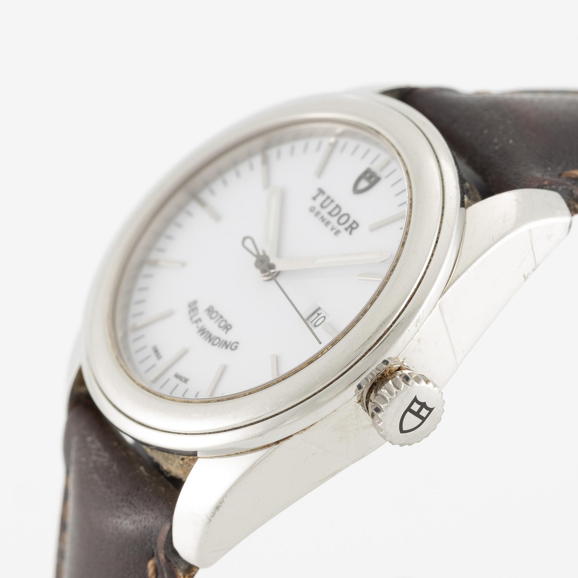 Tudor, Geneva, Glamour Date, wristwatch, 31 mm.