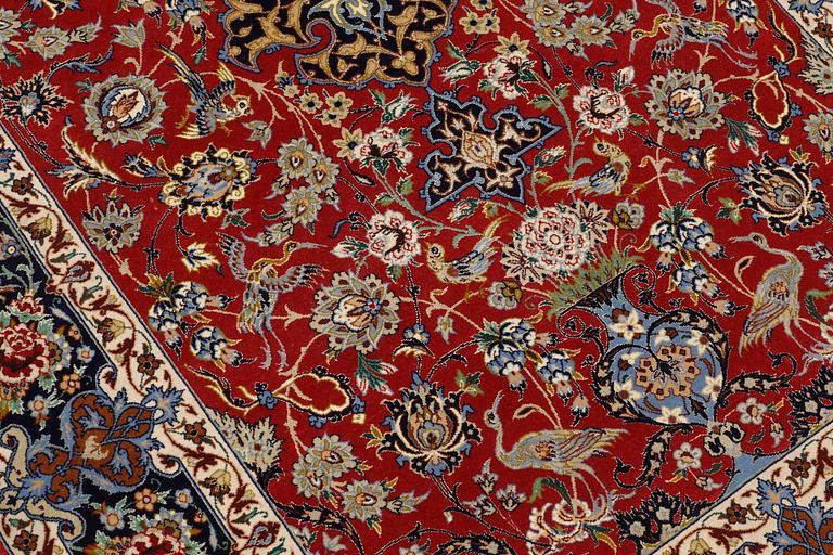 A rug, Figural Esfahan, ca 172 x 110 cm.