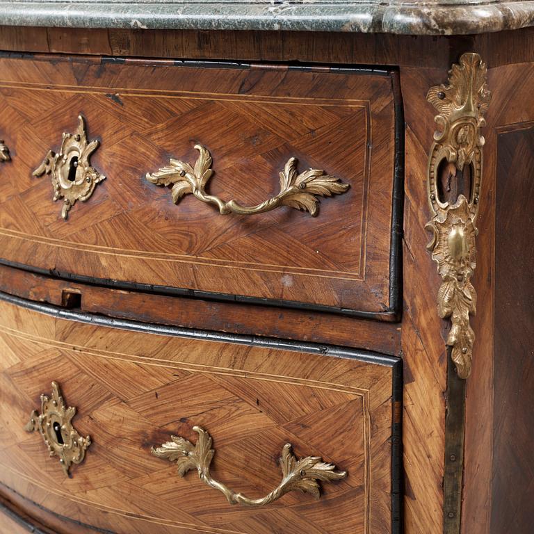 BYRÅ. Stockholmsarbete, 1700-talets andra hälft. Rokoko.