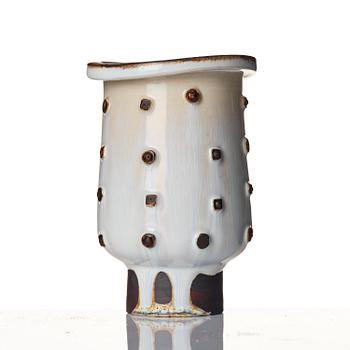 Wilhelm Kåge, a set of two stoneware vases, Gustavsberg Studio 1940s.