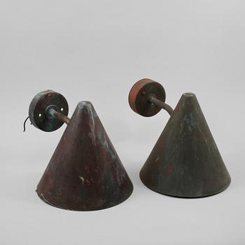 YTTERBELYSNING, 2 st, "Tratten", Hans Agne Jakobsson, Markaryd, 1900-talets andra hälft.