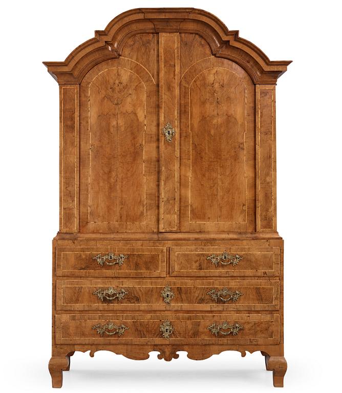 A Swedish Rococo 18th century cupboard.