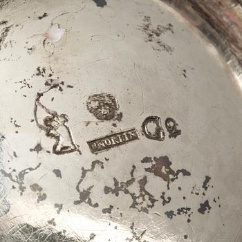 BÄGARE, silver. Petter Norlin, Malmö 1785. Vikt ca 375 gr.