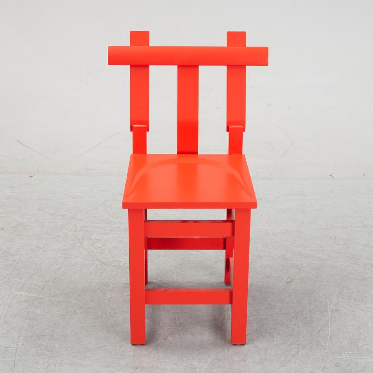 John Kandell, stol, "Pim Pim", Källemo AB. Formgiven 1990.