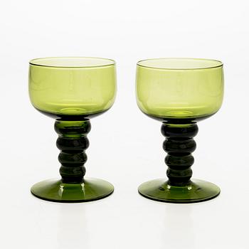 Glasservis, 12 st, 1960/70-tal.