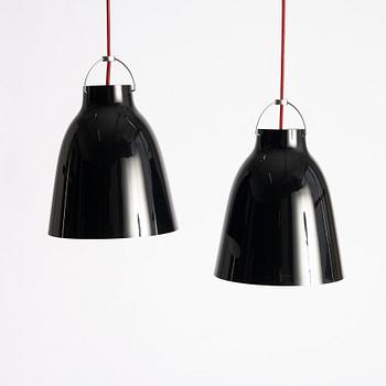 Cecilie Manz, Pendant lamps, a pair, Caravaggio P2, Lightyears, Denmark.