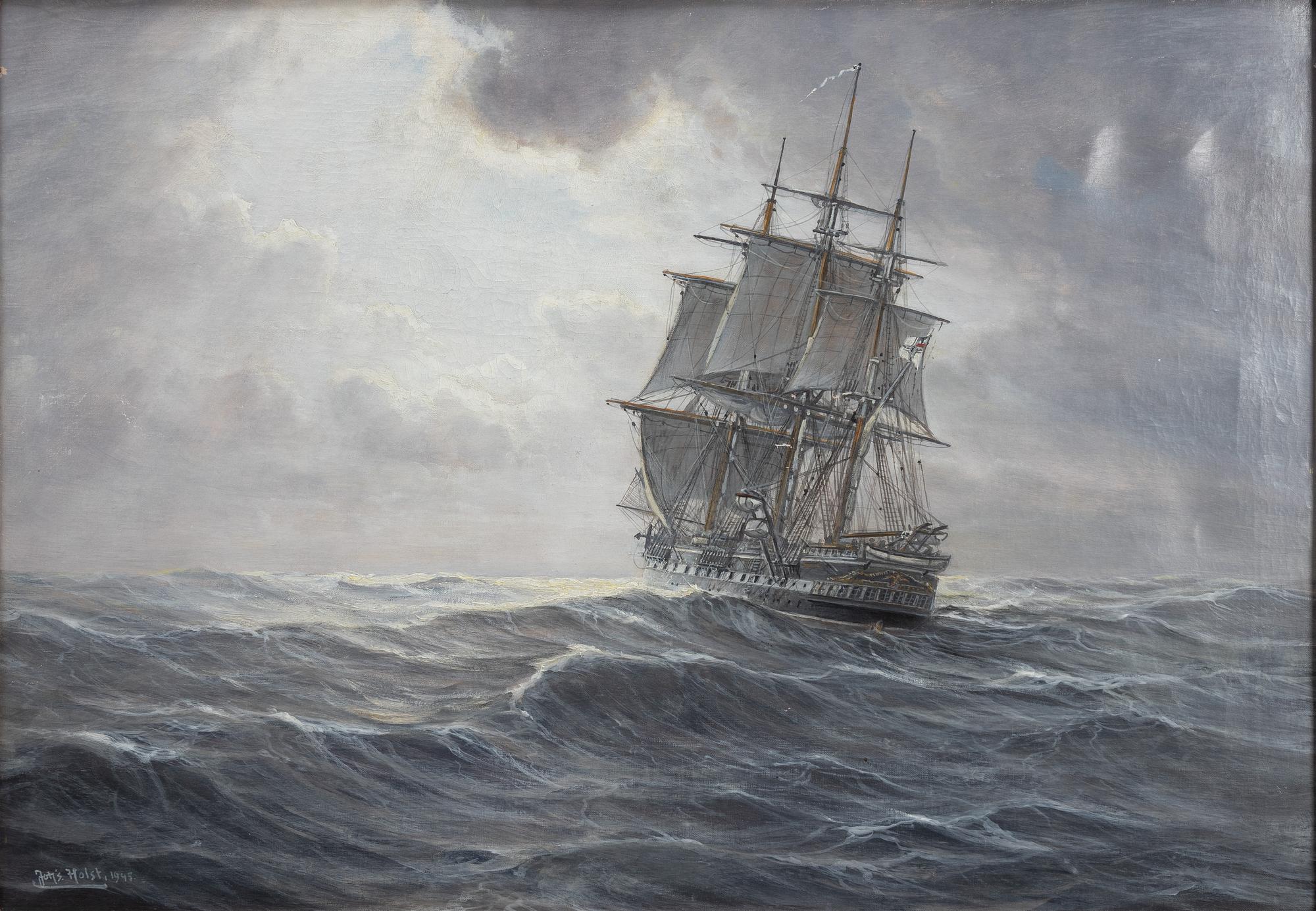 Johannes Holst, Marin.