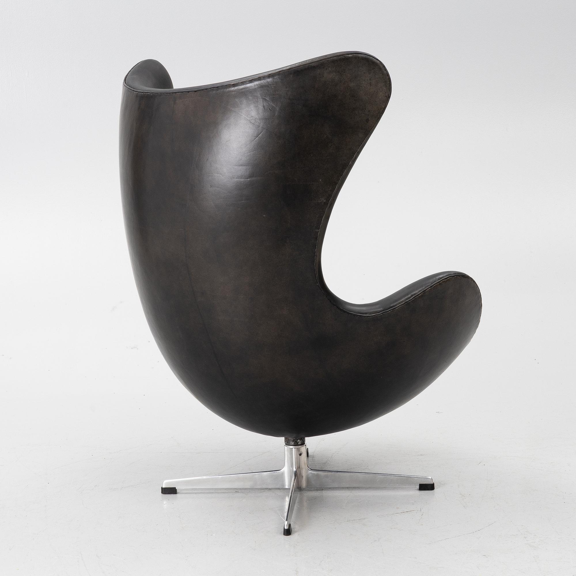 Arne Jacobsen, fåtölj, "Ägget", Fritz Hansen, Danmark, 1960-tal.