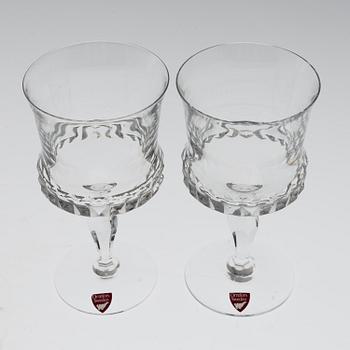 INGEBORG LUNDIN, a set of 16 glasses, "Silvia", Orrefors. Designed in 1957.