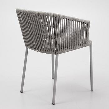 Foersom & Hiort Lorenzen, four garden chairs, 'Moments', CaneLine, Denmark, 2022.