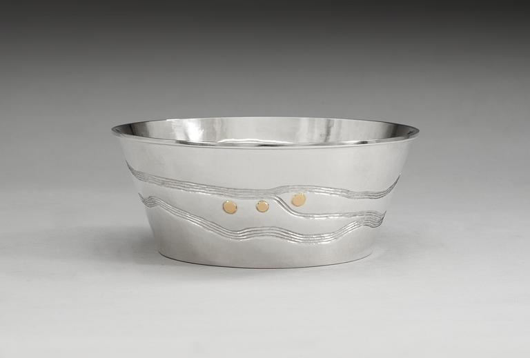 ROLF KARLSSON, skål, Grillby 1988, sterling,