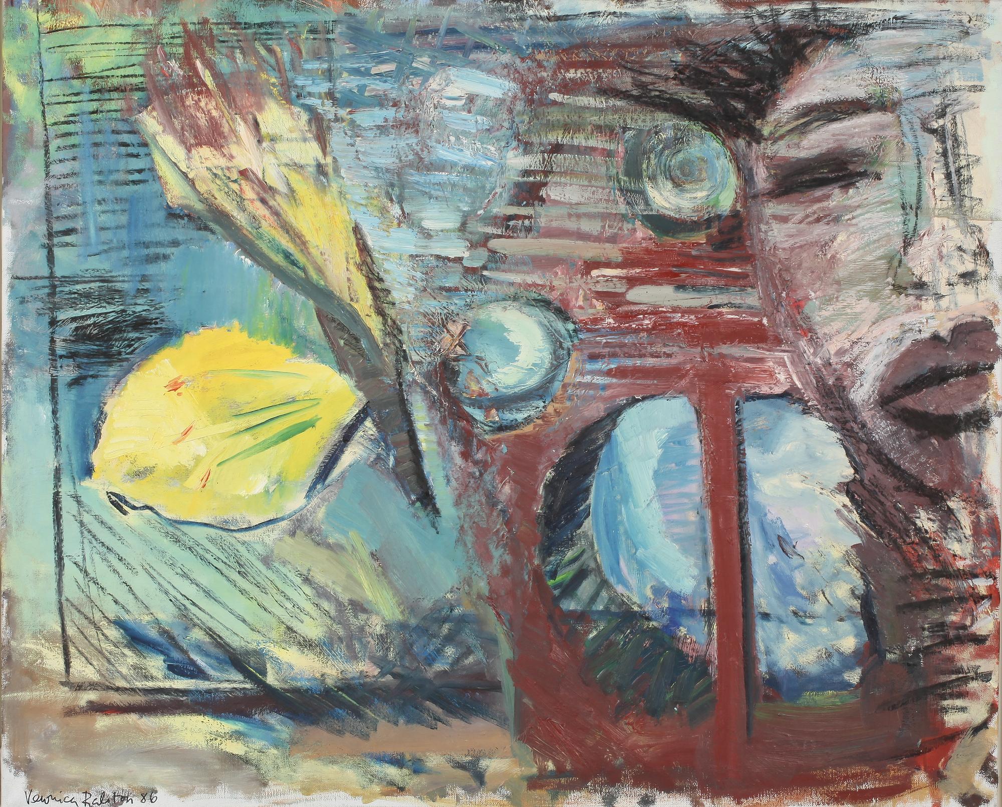 VERONICA RALSTON, olja på duk, signerad och daterad 86.