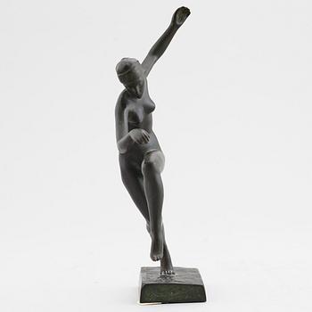 ARVID KNÖPPEL, Skulptur, brons, signerad och daterad -24. Gjutarstämpel. Höjd 20,5 cm.