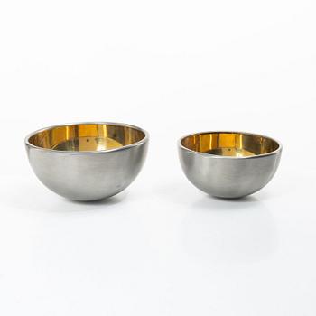 Sebastian Schildt, Two pewter and brass bowls, Svenskt Tenn, Stockholm 2015-2016.