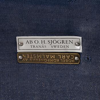 Carl Malmsten, fåtölj, "Åldermannen", AB OH Sjögren, Tranås.