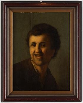 Rembrandt Harmensz van Rijn, copy after. Unsigned. Reinforced panel 41.5 x 30 cm.