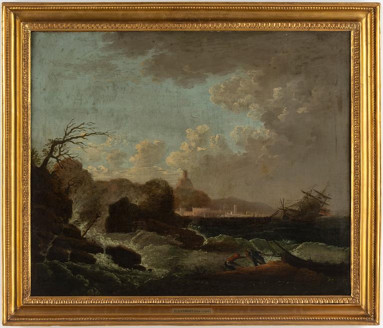 JOSEPH VERNET, circle of, oil on canvas.