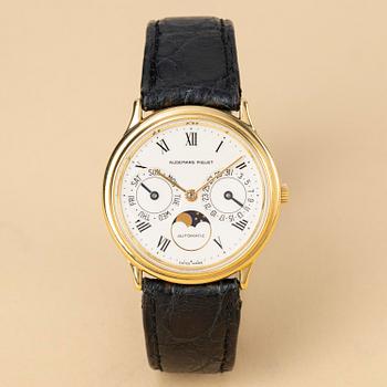 1156. Audemars Piguet, Day-Date Moonphase, ca 1991.