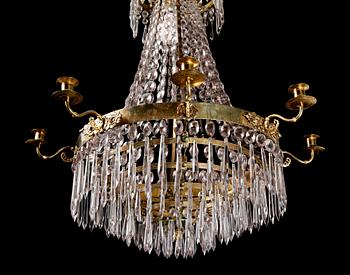 LJUSKRONA, empire, tidigt 1800-tal. H ca 85.