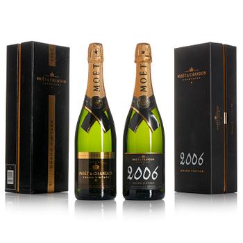 2002 & 2006 Moët & Chandon Grand Vintage.
