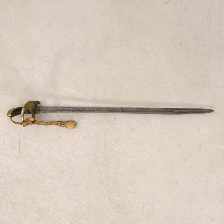 Sabre, m / 1842 for the cavalry, Eskilstuna Jernmanufaktur, 19th century.