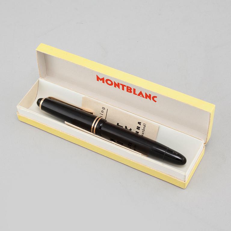 A fountain pen by Montblanc from the second half of the 20th century.