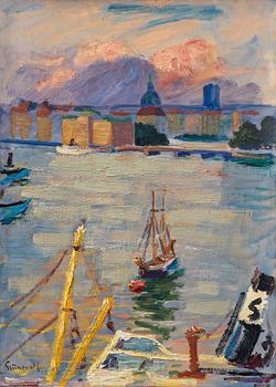 331. Isaac Grünewald, Stockholmsvy.