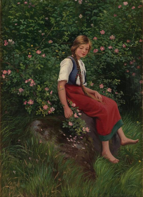 Emma Norrman, Flicka i rosensnår.
