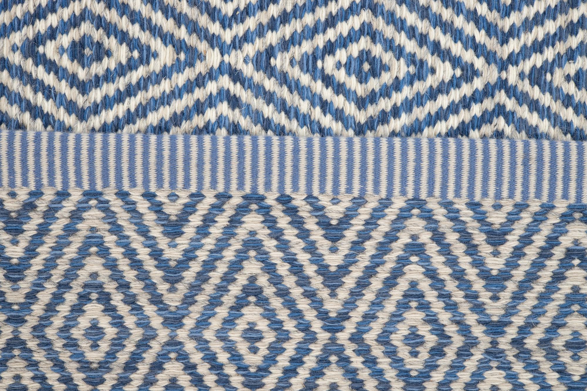 Carpet, flat weave, 'Goose eye XL", Kasthall, ca 223 x 165 cm.