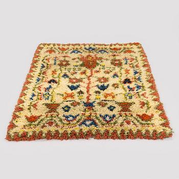 Rya, allmoge, Finland, efter Porin tienoot modell. Ca 148 x 108 cm.