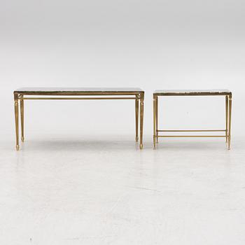 Two side tables / coffee tables, second half of the 20th Century.