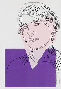 418. Andy Warhol, "Self-portrait".