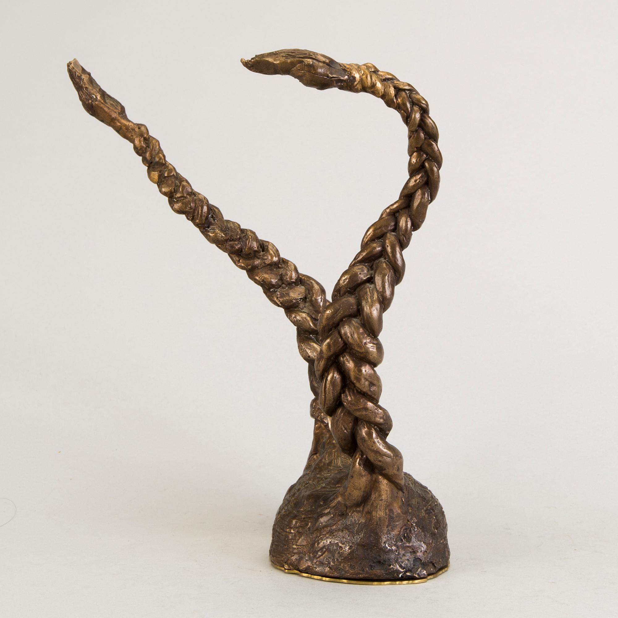 ERNST BILLGREN, skulptur i patinerad brons signerad EB och numrerad 5/7.