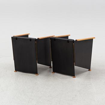 Torbjörn Ahlström, a pair of elm armchairs.