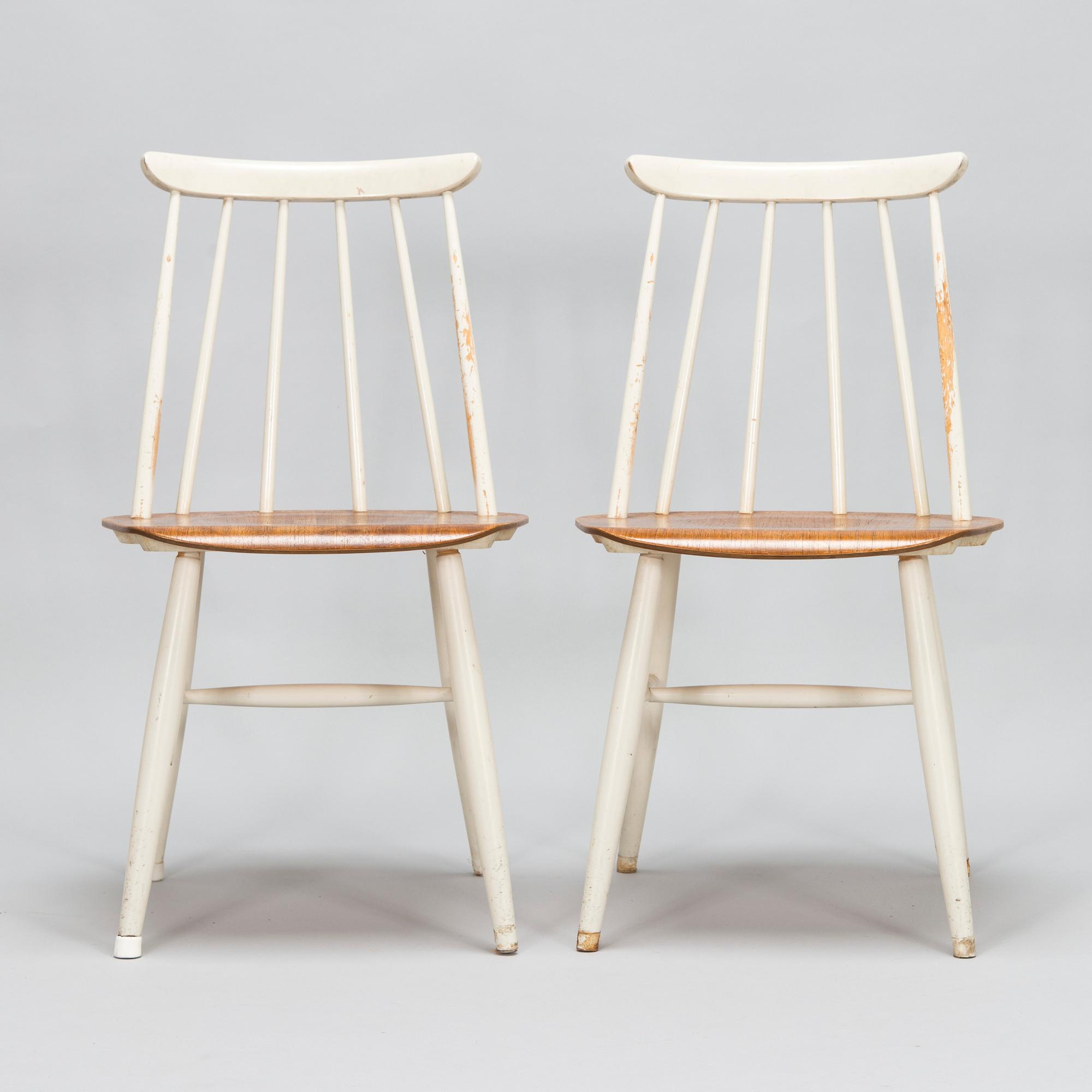 Ilmari Tapiovaara, four mid-20th century 'Fanett' chairs for Asko.