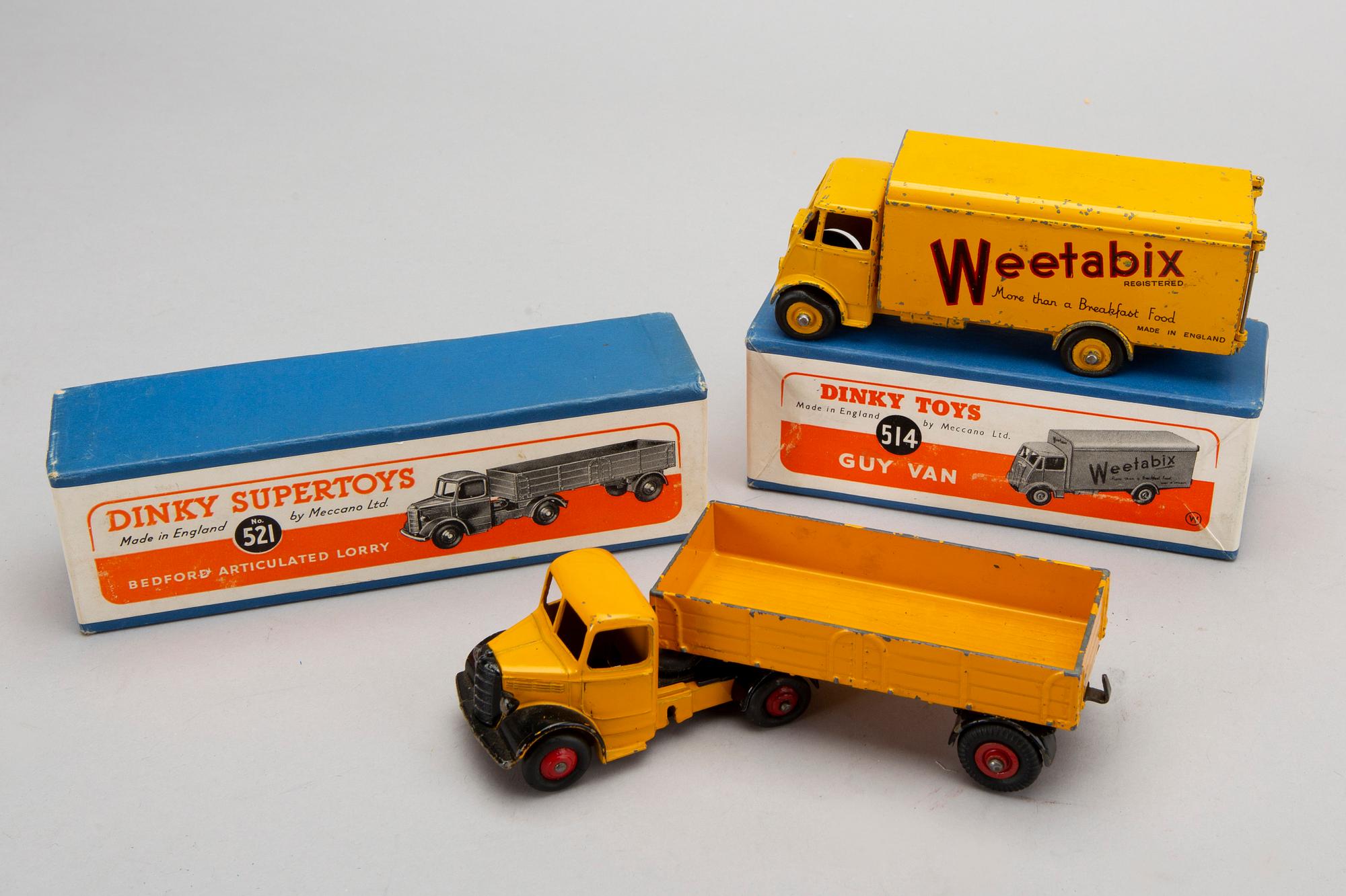 A 16 pcs collection of DINKY toy cars.