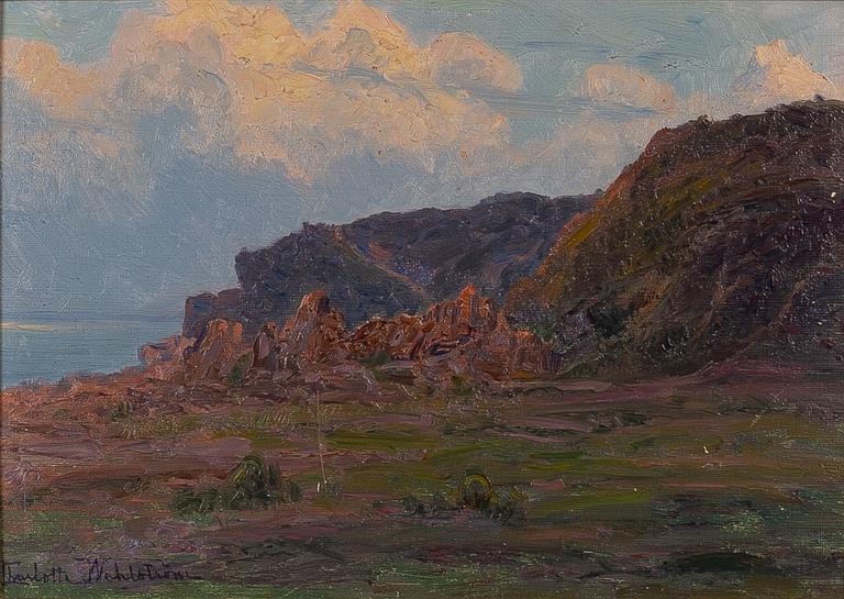 Charlotte Wahlström, Coastal landscape.