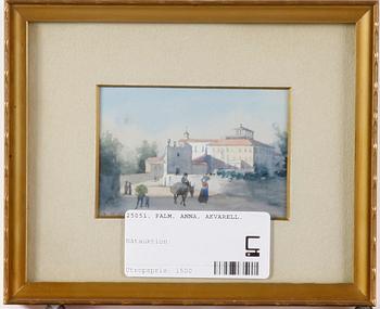 Anna Palm de Rosa · PALM, ANNA, akvarell. Monogramsign.