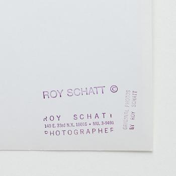 ROY SCHATT, silvergelatinfotografi, stämpel a tergo samt sign med blyerts.