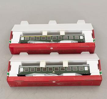 A LEHMANN GROSS BAHN Passenger Car, 1st/2nd Class, German Federal Railroad no 36314 and 36315.