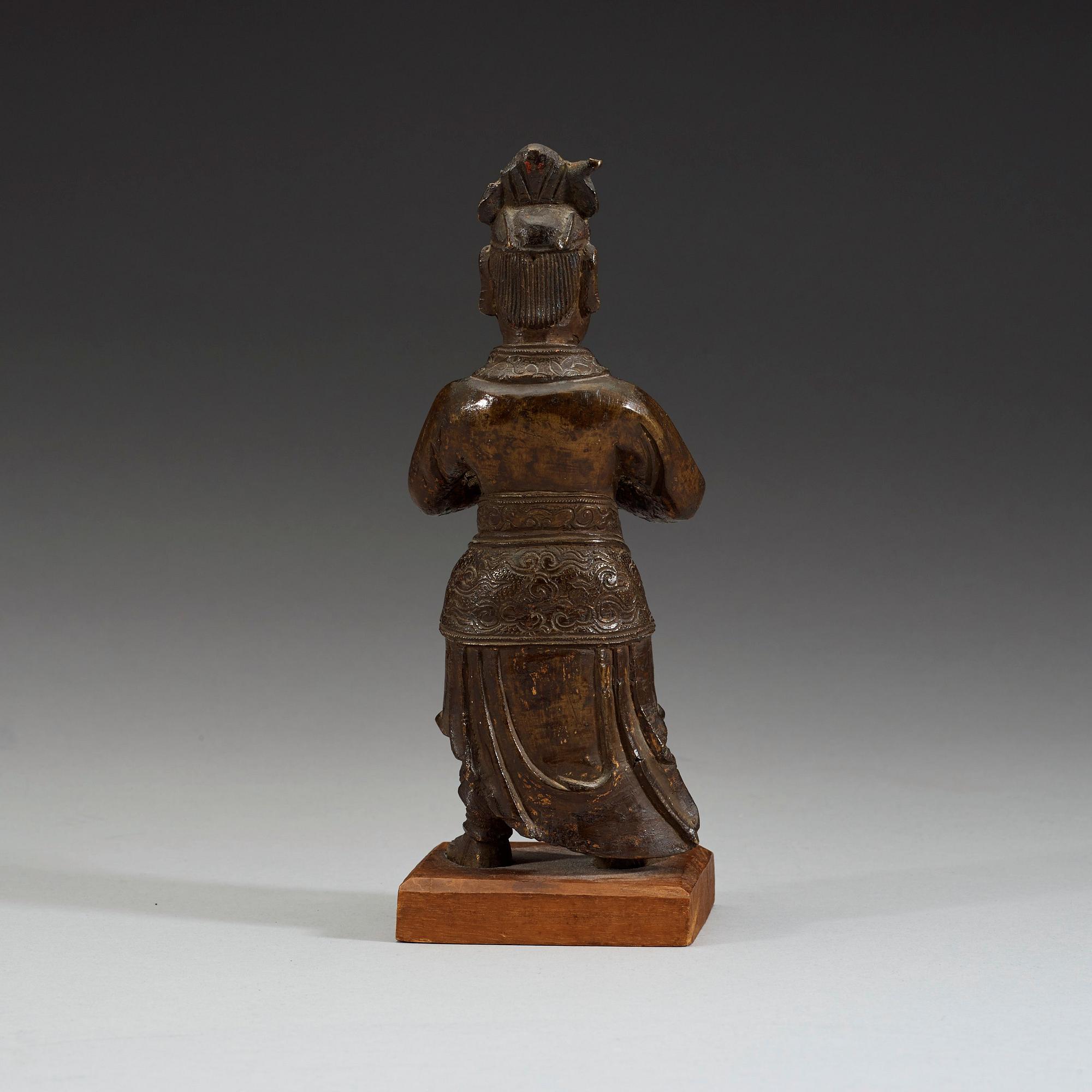 FIGURIN, brons. Mingdynastin (1368-1644).