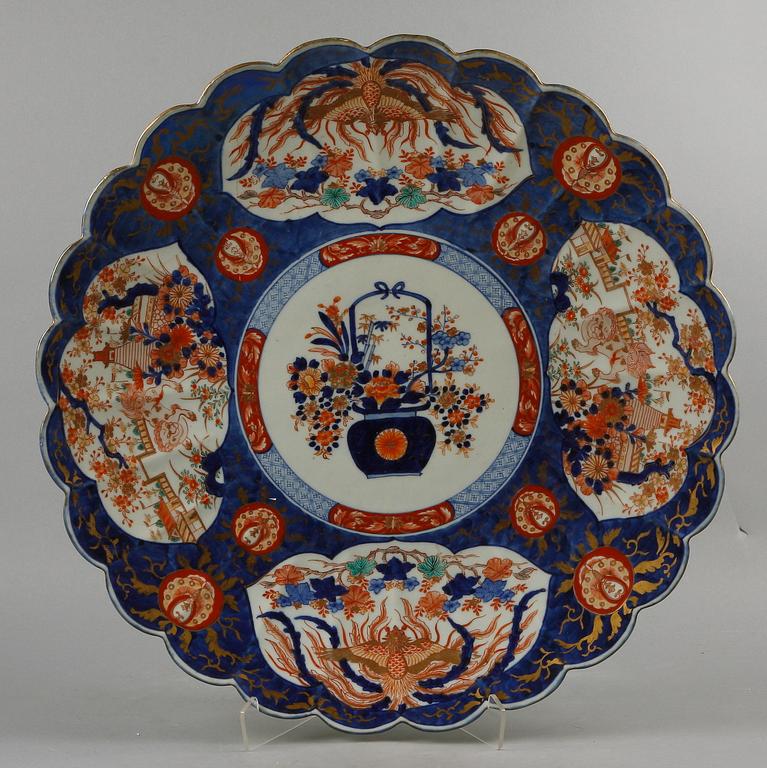 FAT, porslin, imari, Japan 1800-tal.