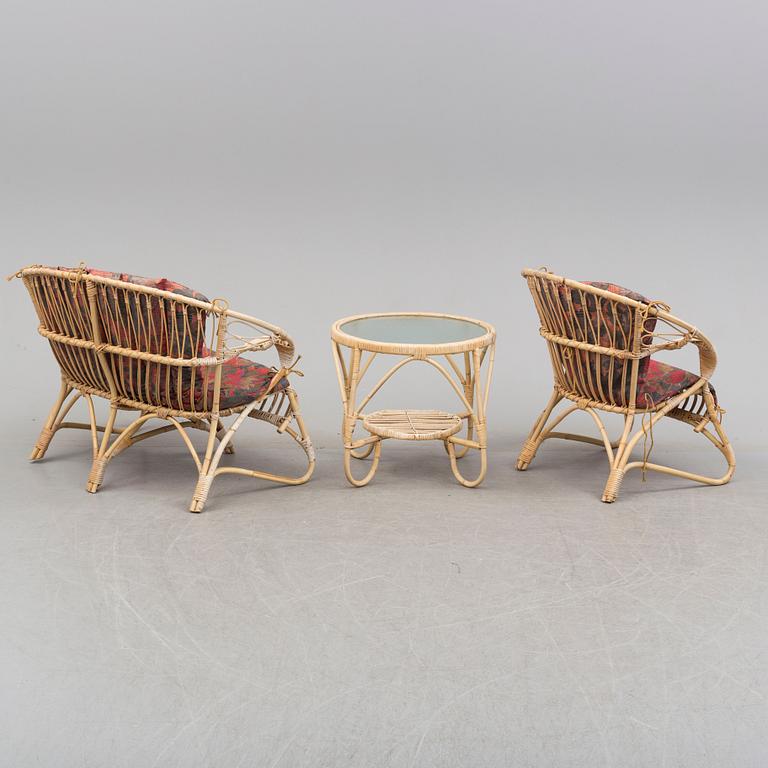 TRÄDGÅRDSMÖBEL, 3 delar, 1900-talets andra hälft.