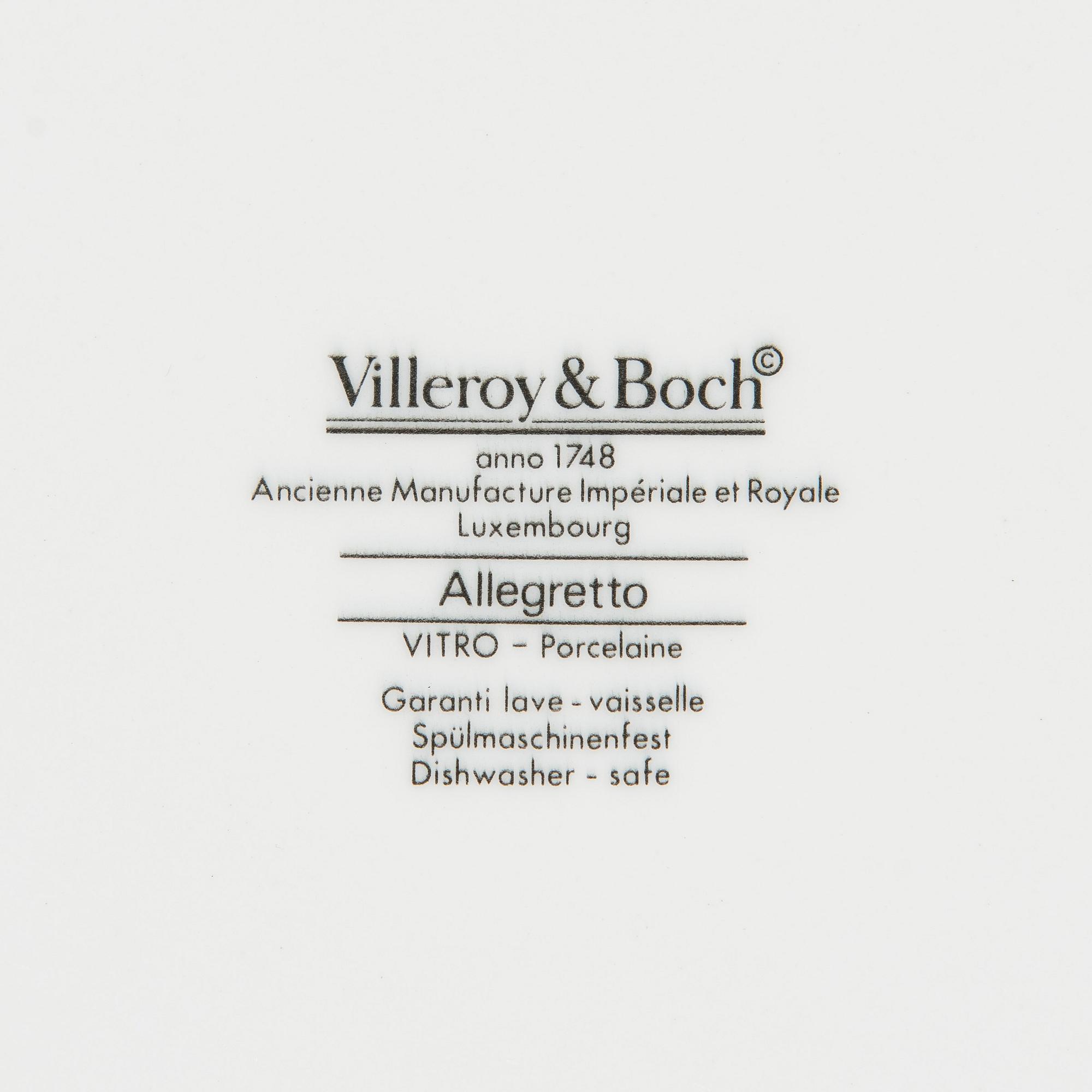 Ruoka-astiasto, 193 osaa, "Allegretto", Villeroy & Boch,