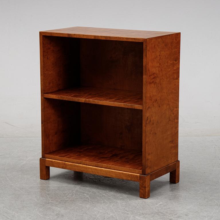 A birch veneered bookshelf, 1930's.