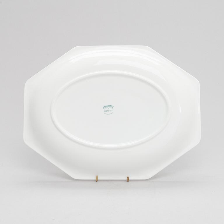 Johnson Bros, ruoka-astiasto "Heritage", 47 osaa, kivitavaraa. Englanti.