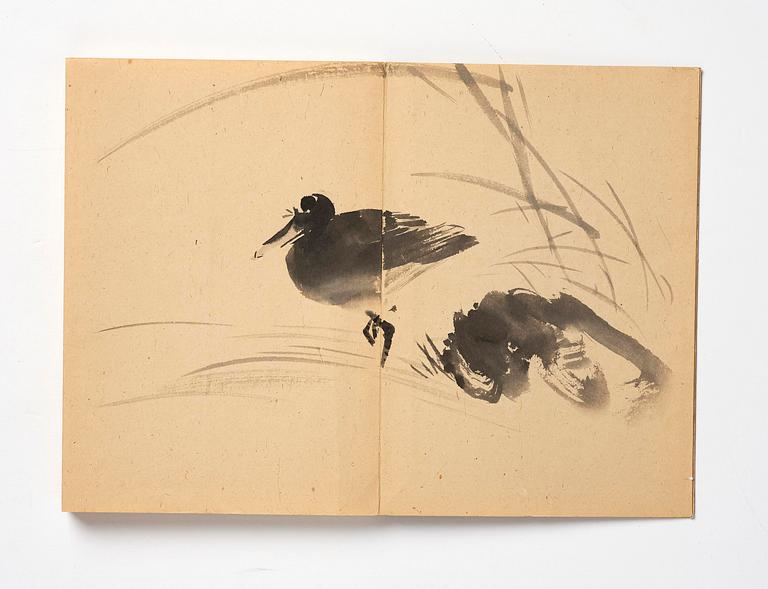 Two Chinese albums, one empty, early 20th century.